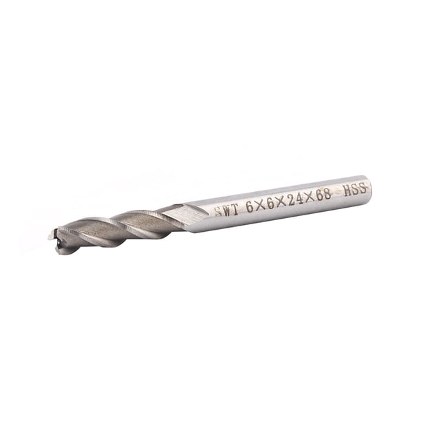 Broca De Grabado, Cortador De 3 Flautas De Acero De Alta Velocidad Superduro Firme Resistente Al Desgaste Para Biselar Para Grabar Para Cortar Para Biselar ANGGREK Straight Milling Cutter