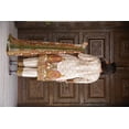 thumbnail image 2 of Ready to Wear Lawn with embroidery Pakistani Dress for Women with Chiffon Duppata - Three Piece Set (L, Off-White), 2 of 6
