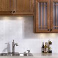 thumbnail image 5 of FASÄDE Terrain Matte White 18in x 24in Decorative Vinyl Backsplash Panel (5 Pack), 5 of 5