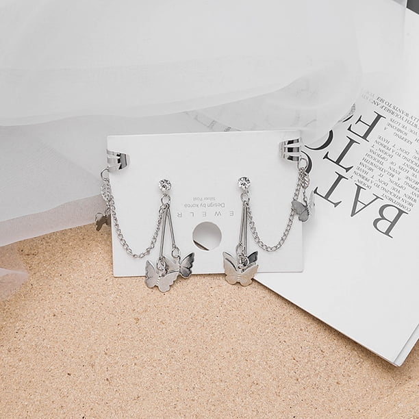 XZNGL Ladies Fashion Diamond Love Pearl Earrings Long Chain Tassel
