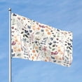 thumbnail image 2 of Vsdgher Watercolor Floral Print Outdoor Decorative Flag 4x6ft, Suitable for outdoor decoration, can be hung indoors, on outdoor lawns, balconies, parties, 2 of 5