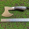 thumbnail image 3 of Survival Gear Hatchet Axe Stainless Steel Survival Wooden Handle Camping Outdoors Tactical Ax, 3 of 5