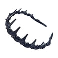 thumbnail image 1 of Diadema ligera clásica de los años 90, accesorio para el cabello, antideslizante y sin esfuerzo para regalos. Negro, 1 of 9