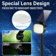 thumbnail image 3 of DAYBETTER Solar Lights Outdoor,800LM 6500K Solar Spotlights for Yard Garden Lawn Patio Tree,White, 3 of 9