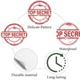 thumbnail image 3 of 128 pegatinas de alto secreto autoadhesivas impermeables redondas a granel, 3 of 9
