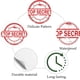 thumbnail image 3 of 128 pegatinas de alto secreto autoadhesivas impermeables redondas a granel, 3 of 9
