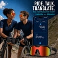 thumbnail image 5 of Genxenon Cycling Glasses with Camera with 1200p Stabilized Sport Pov,8mp Photos,Anti-Shake,Powered By ChatGPT,4gb+Wifi-4+290mAh,Orange Sport Lenses,Shield Wrap‑Around Sport Unisex, 5 of 10