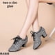 thumbnail image 1 of XIHAHA, zapatos de baile latino Jazz para mujer, zapatos de salón Interior para mujer, zapatos de Salsa Tango, zapatos de práctica de baile para mujer, zapatillas de baile, 1 of 5