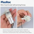 thumbnail image 2 of 12V DC Small Water Transfer Pump 1.3LPM Mini Self Priming  Pump with Food Grade Pipe and Power Adapter, For Ice Maker Coffee Machine Water Dispenser$$Tools & Hardware Other, 2 of 7