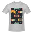 thumbnail image 4 of Bingfone Retro Video Game Men'S Loose Fit Short-Sleeve Pocket T-Shirt, 4 of 7