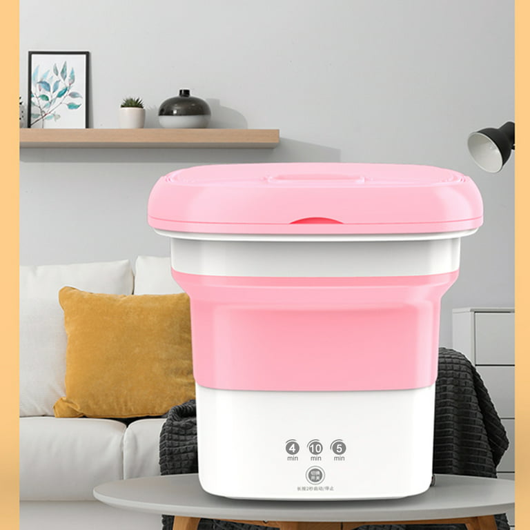 Joiena Portable Washing Machine Compact Foldable Mini Washer with Spin  Basket, LED Display-Small Washer for Baby Clothes, Underwear, Socks and  Small