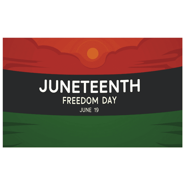 Stylish Design Juneteenth Banner Commemorative Theme Freedom Day Decoration for Cultural Events National Celebration Outdoor Display