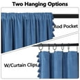 thumbnail image 6 of Soft Luxury Velvet Curtains with Tassels, 2 Panel Rod Pocket Blackout Curtain Drapes, 6 of 9