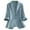 Blue, variant on vigerkar Linen Blazer Women 3/4 Sleeve Lightweight Spring Summer Blazer Jackets Blue, 4XL