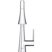 Grohe 32298003 Zedra Single-Handle Pull Down Kitchen Faucet Triple Spray 1.75 GPM In Starlight Chrome Finish