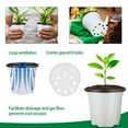 thumbnail image 3 of ASDIIT 100pcs Small Plant Pots 4 Inch Plastic Seedling Pots Nursery Seed Starter Pots Indoor Outdoor Greenhouse Accessories White, 3 of 6