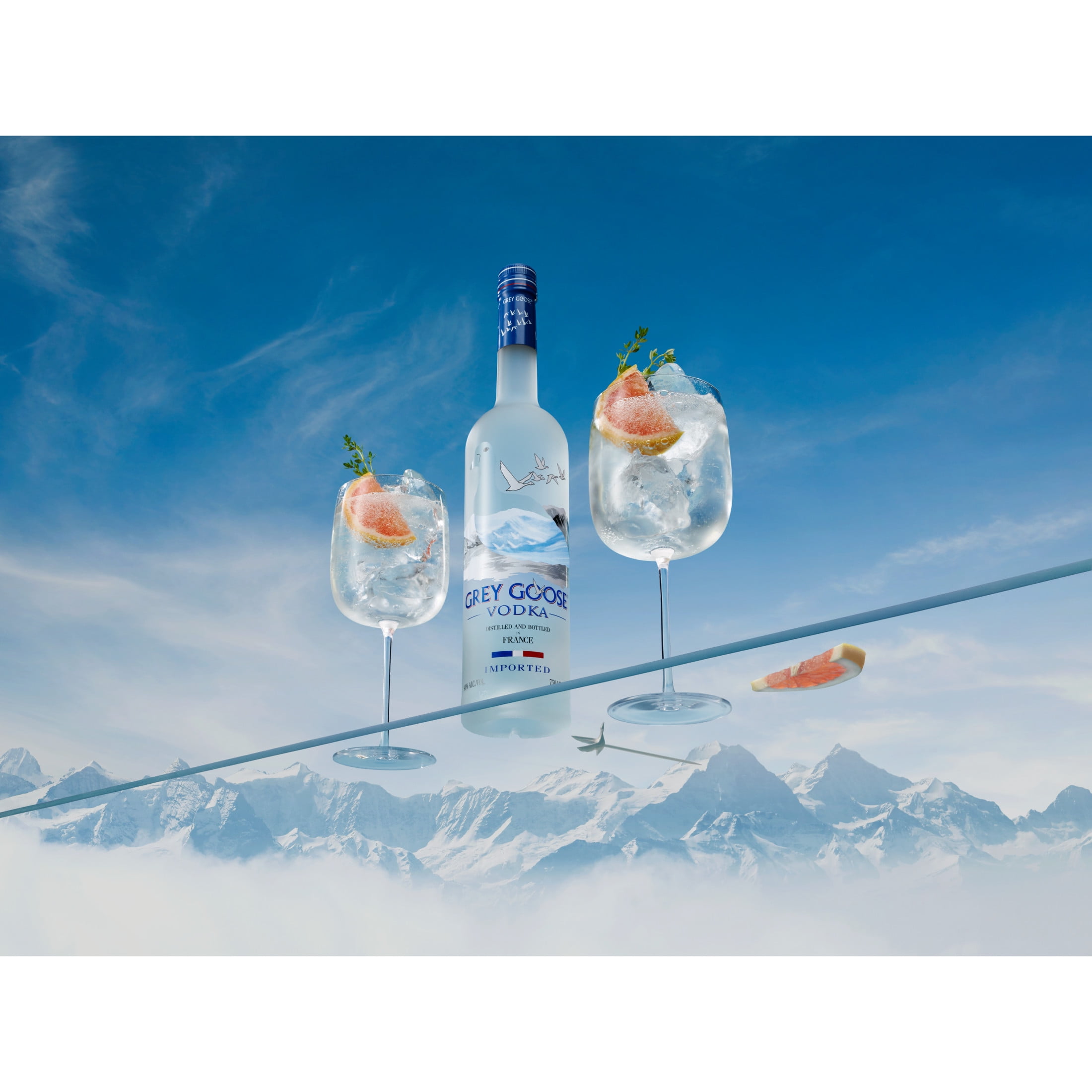 GREY GOOSE Vodka, 750 mL Bottle, ABV 40%