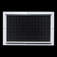 thumbnail image 4 of Fits 16x10 and 10x16 Duct Opening | Aluminum Eggcrate Return Air Grille | Low Noise & High Air Flow, Rust Proof Vent Cover Grill for Sidewall & Ceiling | White | Outer Dimensions: 17.75" X 11.75", 4 of 8
