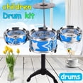 thumbnail image 3 of Neinkie 1 Set Kids Drum Set Educational Music Literacy Cultivation Interest Cultivation Kids Training Drum Set for Child Fashion Jazz Drum Toy With Professional Design, 3 of 9