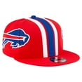thumbnail image 3 of Men's New Era Red Buffalo Bills Throwback Helmet 9FIFTY Snapback Hat, 3 of 5