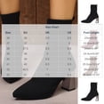 thumbnail image 4 of Taqqpue Women's Sock Boots Plus Size Pointed Toe Slip On Stretch Mid Heel Comfortable Ankle Booties for Women Size 5.5-11 Fashion Stretch Shoes Casual Walking Footwear Trendy Street, 4 of 10