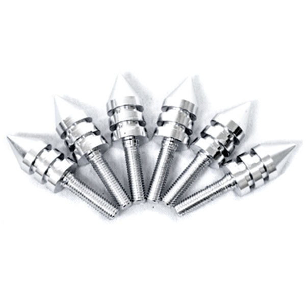 Silver Motorcycle Spike Bolt Screw Fairings 6pcs For Suzuki Intruder Volusia Marauder Savage