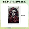 thumbnail image 6 of ONETECH Skull Roses Gothic Golf Towel Father's Day 24x16in 1PC, 6 of 7