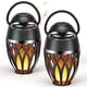 thumbnail image 1 of Altavoces Bluetooth para exteriores, 2 unidades, impermeables IPX5 con luz de llama LED. Portátil, Bluetooth 5.0, linterna para decorar patio, piscina, regalo hombre/mujer, 1 of 3