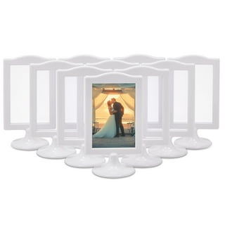 N/A+ Trwcrt 2 Pack 4x6 Floating Picture Frame, Double Side Tempered Glass  Picture Frames，Display up to 6 x 8 photos for Desktop or Wall Hanging, Black