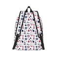 thumbnail image 2 of Naloa Sailing Marine Travel Canvas Backpack for Men Women Rucksack Casual Travel Daypack College Tote Satchel Bookbag for Teens-Small, 2 of 7