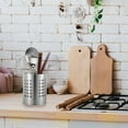 thumbnail image 4 of 2 Pcs Metal Chopstick Drying Rack, Stainless Steel Utensil Holder,Silverware Cutlery Organizer with Round Drain Holes,Countertop Knives Forks Stand,for Home Kitchen By HXRH, 4 of 7