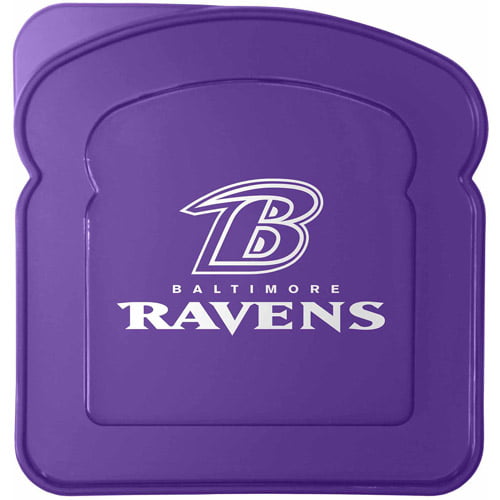 Contoured Baltimore Ravens Sandwich Box 