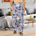 thumbnail image 6 of Halloween Pajama Pants for Women Men Couples Halloweens Spider Pjs Pants Unisex Ghost Pajama Bottom Sleepwear for Halloween Costume Party, 6 of 7
