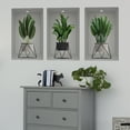 thumbnail image 1 of Vinilo decorativo de pared con plantas en maceta | Fondo de pintura mural con plantas artificiales | Mural autoadhesivo para la decoración de paredes de sala de estar y dormitorio, 1 of 6