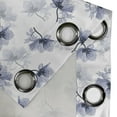 thumbnail image 4 of Ambesonne Poppy Flower Grommet Curtain, Old Flower Composition, 50" x 108", Purple Grey White, 4 of 6