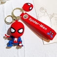 thumbnail image 1 of LLavero de silicona de Los Vengadores de Marvel, colgante de superhéroe para mochila de coche, accesorios de joyería Kawaii qiuyongming unisex, 1 of 2