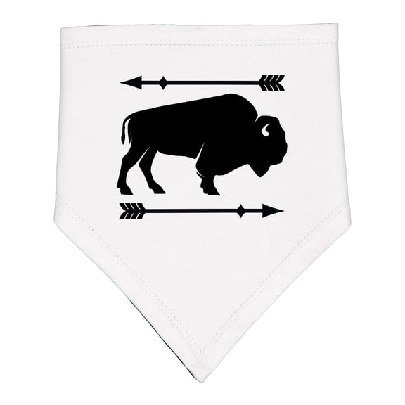 Inktastic Buffalo Cute Animal Western Baby Bandana Bib