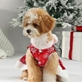 thumbnail image 5 of CuiLiyq Snowflake Dog Christmas Dress, Pet Santa Claus Costume Holiday Outfits, Winter Clothes Dresses for Small Dogs Cat Apparel Gift (Snowflake, XL), 5 of 6