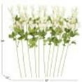 thumbnail image 3 of 35" Plastic Floral Tall Sweet Pea Artificial Flower Stem, by DecMode (12 Count), 3 of 9