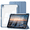 Blue, variant on ZKTUYU for iPad (A16) 11th Generation Case 11 Inch 2025, iPad 10th Generation Case 10.9 Inch 2022 with Pencil Holder, Trifold Stand Protective Cover, Hard PC Clear Back, Auto Wake/Sleep, Black