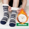 thumbnail image 6 of Mens Slipper Socks, PUTUO Non Slip Fuzzy Socks, Cozy Warm Slipper Socks for men, Fluffy Winter Christmas Socks Mens Christmas Gifts, Size 9-12,1 Pair, 6 of 6