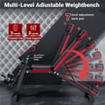thumbnail image 3 of Weight Bench,Blacksmith Foldable Workout Bench with Leg Extension,Preacher Curl and Extended Headrest, 880 LBS Capacity Incline Decline Bench for Home Gym Full Body Exercise, 3 of 8