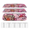 thumbnail image 3 of Kirby Cartoon 3 Piece Bedding Set, Cute Anime Printed Duvet Cover Sets For Adult Kids Boys Girls, 1 Quilt Cover & 2 Pillowcases 79x90in, 3 of 8
