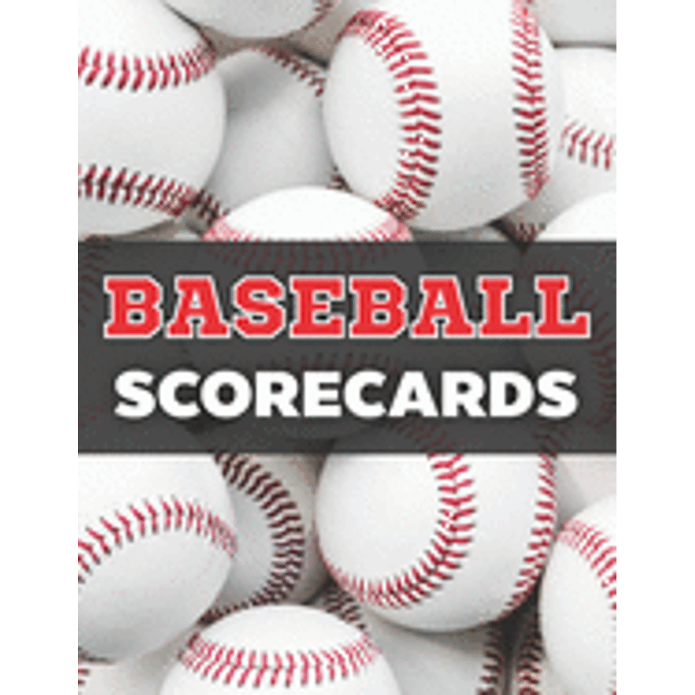 BASEBALL Scorecards For Scoring Baseball Games Large Size 8.5 x 11