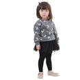 thumbnail image 2 of Autumn Winter Kids Girls Knitted Leggings Solid Casual Ankle Luster Stockings, 2 of 2