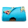 thumbnail image 2 of CoComelon Kids Silky Soft Plush Throw Blanket, 46" X 60" Blue, 2 of 5