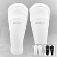 thumbnail image 4 of 1Pair Men Soccer Football Shin Pads Holder Support Socks Guard Protector Sleeves, 4 of 4