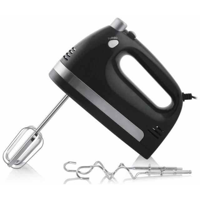 Toastess 5-Speed Corded Electric Hand Mixer, Black