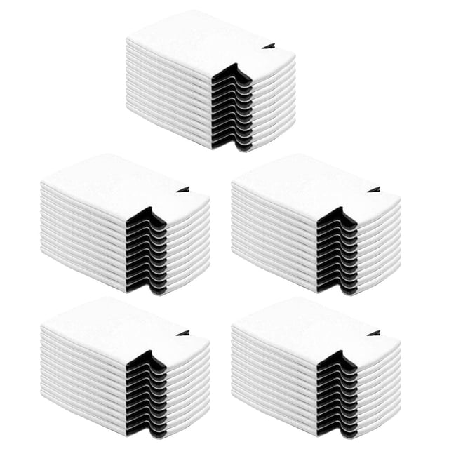 5x Paquete de 10 enfriadores de latas de cerveza en blanco de neopreno para refrescos, aislantes plegables para latas, ideal para proyectos de bricola