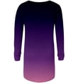 thumbnail image 5 of Pntutb Women's Casual Tops Gradient Print T-Shirt Loose Long Sleeve Solid Blouses Clothes, 5 of 6